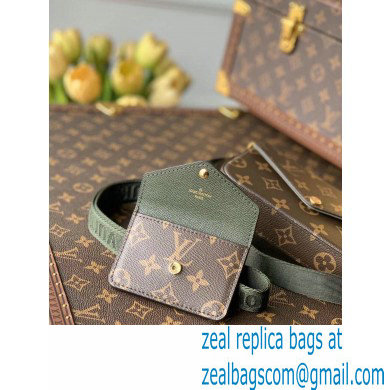 Louis Vuitton Monogram Canvas Felicie Strap  &  Go Bag M80091 Khaki Green 2021